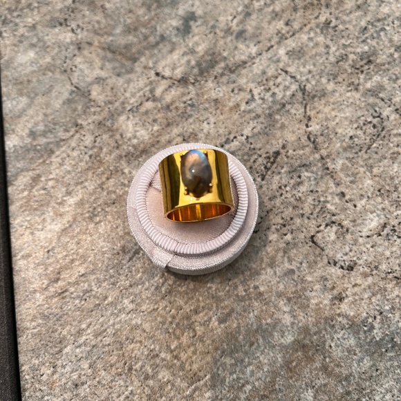 ADORNIA 14k gold plated ring - Picture 2 of 11